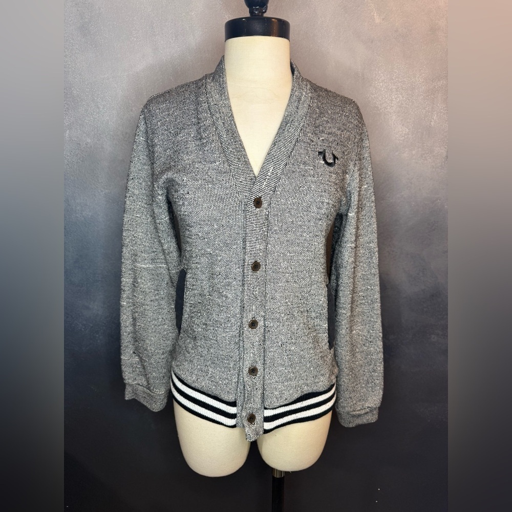 True Religion Button-Up Cardigan Sweater – Men’s Size M
